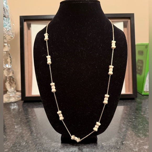 Kate Spade Take a Bow Cream Necklace - Picture 3 of 10
